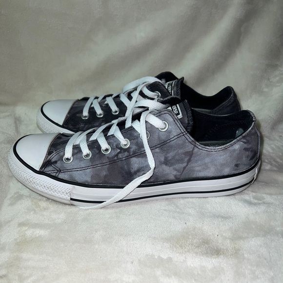Converse Unisex-Adult Chuck Taylor All Star Gray Tie Dye Ox Trainers Size M8 W10 - Picture 4 of 8